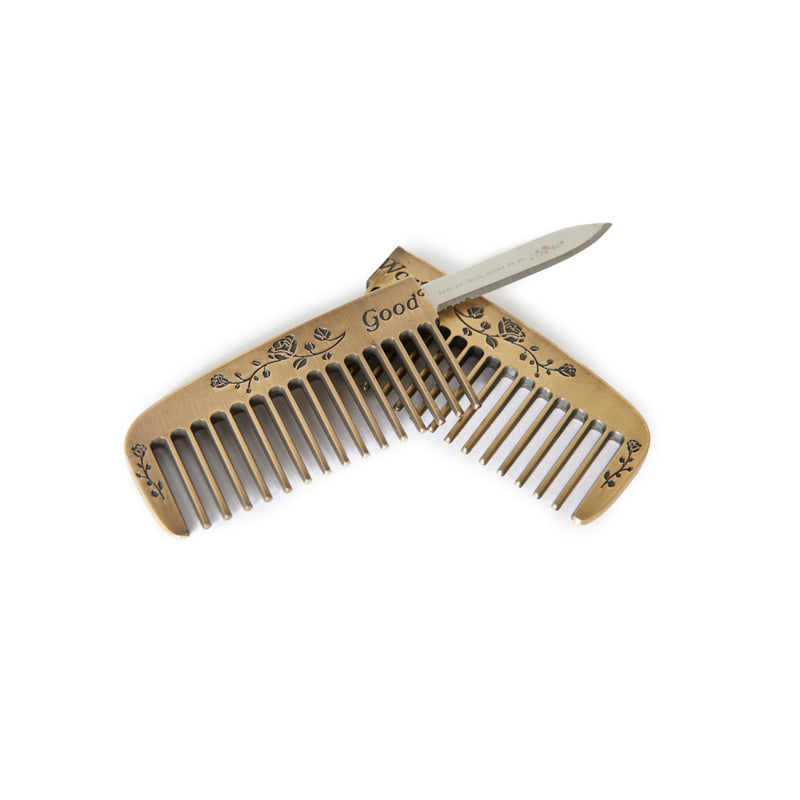 Gentleman's Comb - antique brass