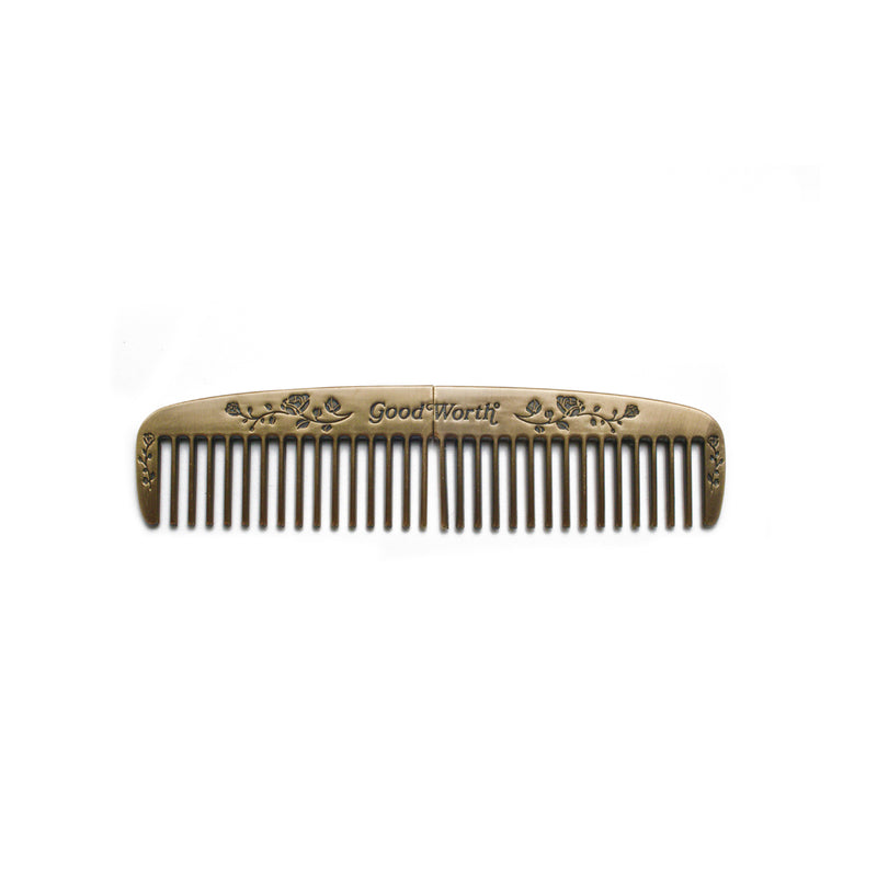 Gentleman's Comb - antique brass