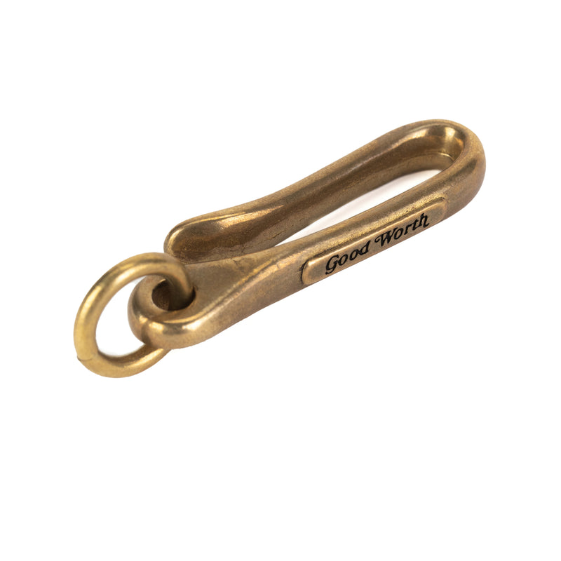 Signature Hardware 914837 Solid Brass Petite Single Hook - Brass, Gold