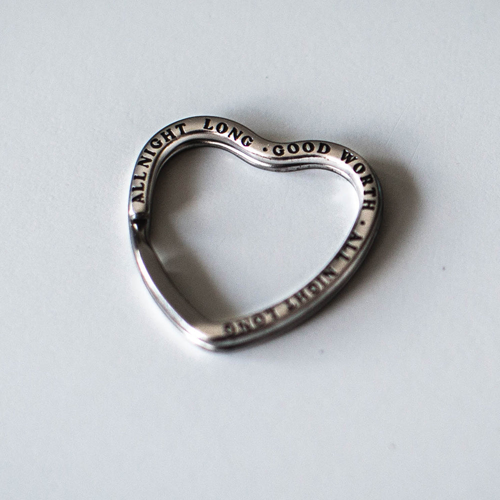 All Night Long Key Ring in silver – Good Worth & Co.