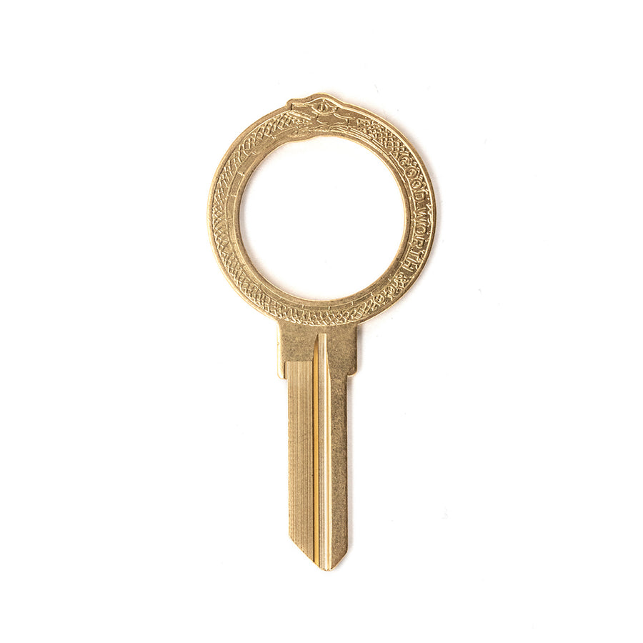 Ouroboros Key - Brass